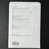 Vogue V1692 Misses' Special Occasion Dress Sewing Pattern - Size B5 (8-16)