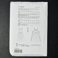 Vogue V1696 Misses' Dress Sewing Pattern - Size B5 (8-16)