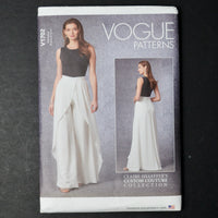 Vogue V1702 Misses' Pants Sewing Pattern - Size H5 (6-14)