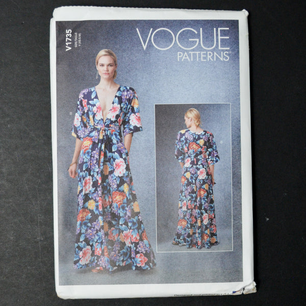 Vogue V1735 Misses' Dress Sewing Pattern - Size Y (XS-M)