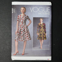 Vogue V1737 Misses' Dress Sewing Pattern - Size A5 (6-14)