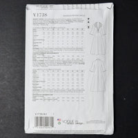 Vogue V1738 Misses' Dress Sewing Pattern - Size A5 (6-14)
