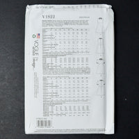Vogue V1822 Misses' Dress Sewing Pattern - Size B5 (8-16)