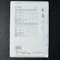 Vogue V1825 Misses' and Misses' Petite Top Sewing Pattern - Size A (XS-XXL)