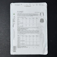 Vogue V1827 Unisex Shirts Sewing Pattern - Size A (S-XXL)