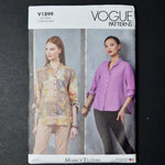 Vogue V1899 Misses' Shirts Sewing Pattern - Size Y (XS-M)