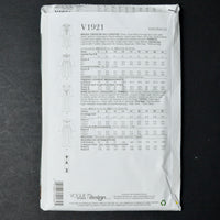 Vogue V1921 Misses' Dress in Two Lengths Sewing Pattern - Size A5 (6-14)