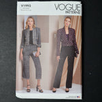 Vogue V1993 Misses' Jacket and Pants Sewing Pattern - Size H5 (6-14)