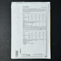 Vogue 2021 Misses' One-Shoulder Dress and Pants Sewing Pattern - Size A (S-XL)