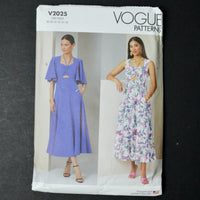 Vogue 2025 Misses' Dress with Sleeve Variations Sewing Pattern - Size B5 (8-16)