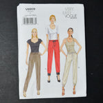 Vogue 8909 Misses' Pants Sewing Pattern - Size Y (XS-M)