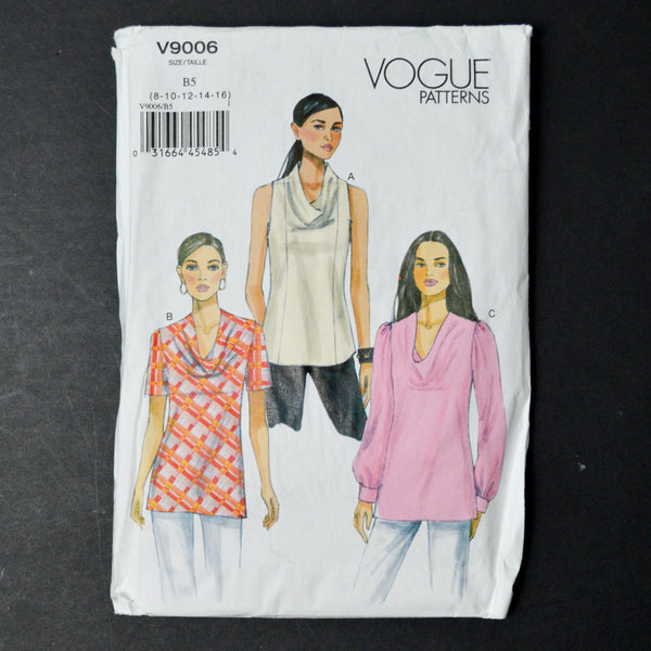 Vogue 9006 Misses' Top Sewing Pattern - Size B5 (8-16)