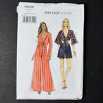 Vogue 9319 Misses' Tops, Shorts and Pants Sewing Pattern - Size A5 (6-14)