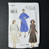 Vogue 9327 Misses' Dress Sewing Pattern - Size E5 (14-22)