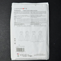 Vogue 9343 Misses' Dress Sewing Pattern - Size E5 (14-22)