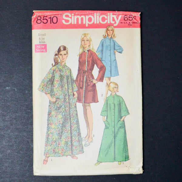 Simplicity 8510 Misses' and Women's Robe Sewing Pattern - Size Small (8-10)