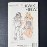 Kwik Sew 1166 Girls' Pajamas Sewing Pattern - Size 4-7