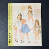McCall's 2447 Toddler's and Child's Smocked Dress with Transfer Sewing Pattern - Size 6 Months