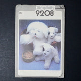 Simplicity 9208 Sheepdog and Puppy Sewing Pattern