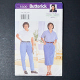 Butterick 5600 Women's/Women's Petite Skirt and Jeans Sewing Pattern - Size 16W-20W