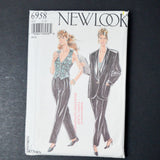 New Look 6958 Jacket, Trousers and Waistcoat Sewing Pattern - Size 8-18