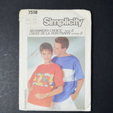 Simplicity 7518 Misses' and Men's Loose Fitting Pullover Top Sewing Pattern - Size Large