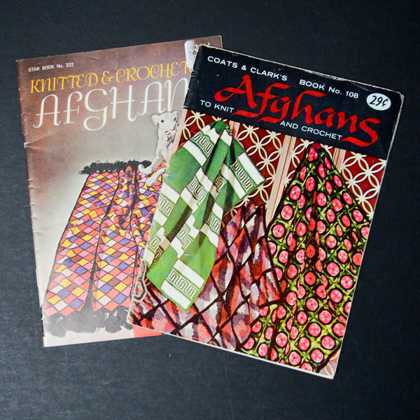 Knit & Crochet Afghan Pattern Books