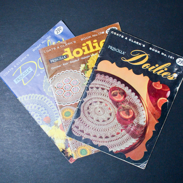Coats & Clark's Priscilla Doilies Pattern Books