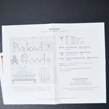 Little House Needleworks Baked Goods Cross Stitch Pattern