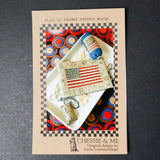 Chessie & Me Flag of Glory Needle Book Cross Stitch Pattern