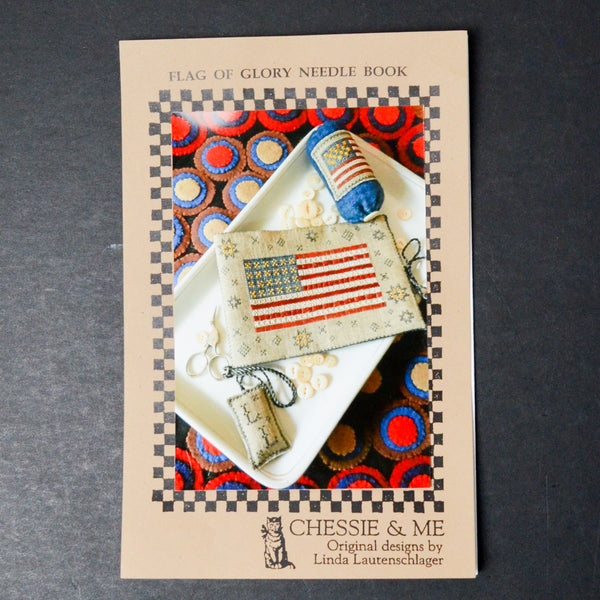 Chessie & Me Flag of Glory Needle Book Cross Stitch Pattern