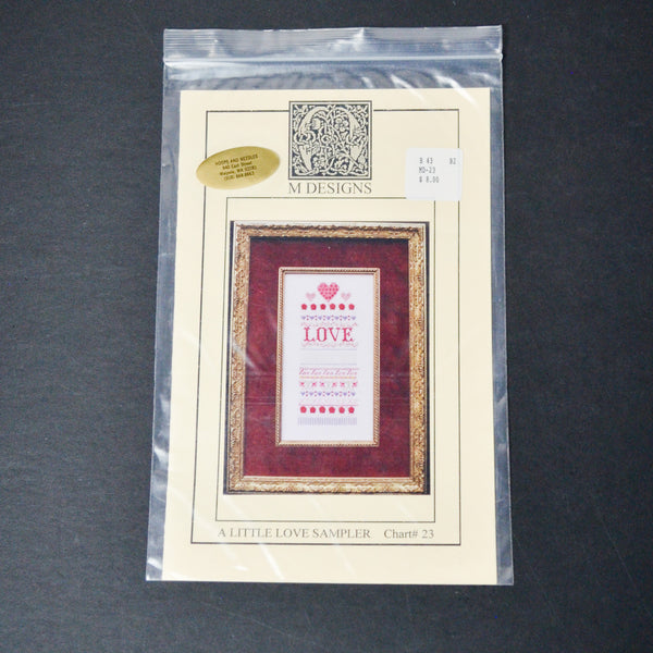 M Designs A Little Love Sampler Cross Stitch Pattern