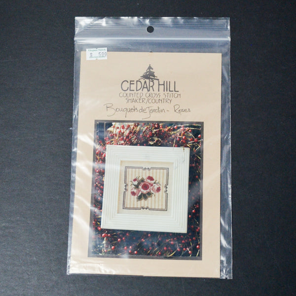 Cedar Hill Bouquets de Jardin - Roses Counted Cross Stitch Pattern