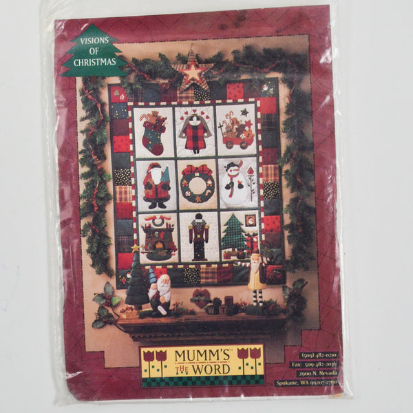 Mumm's The Word Visions of Christmas Quilt Pattern - 31" x 37"