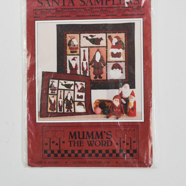 Mumm's The Word Santa Samplers Quilt Patterns