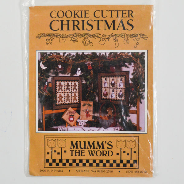 Mumm's The Word Cookie Cutter Christmas Quilt Pattern - 19" x 16.5"