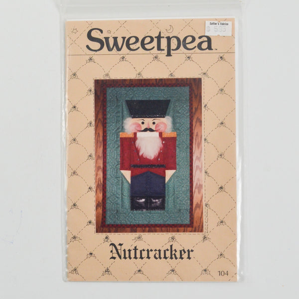 Sweetpea Nutcracker Wall Hanging Quilt Pattern - 14" x 23"