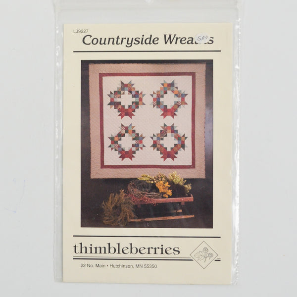 Thimbleberries Countryside Wreaths Quilt Pattern - 66" x 66"