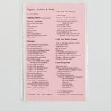 Mine & Yours Pigtails, Buttons & Bows Cardigan, Wall Hanging, Dress + Button Covers Sewing Patterns