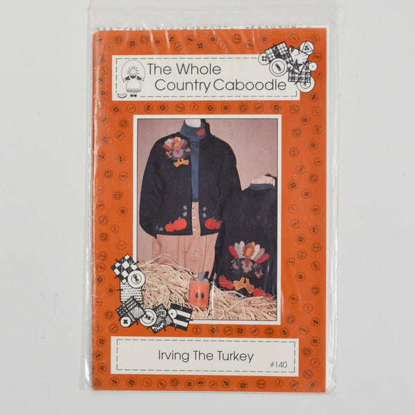 The Whole Country Caboodle Irving the Turkey Turtleneck + Applique Sewing Pattern