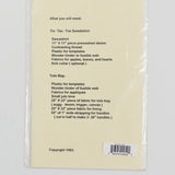 The Village Peddler Tic-Tac-Toe Apple Sweatshirt + Tote Sewing Pattern