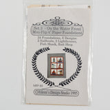 On the Water Front Mini-Flip 4" Paper Foundations Quilting Pattern