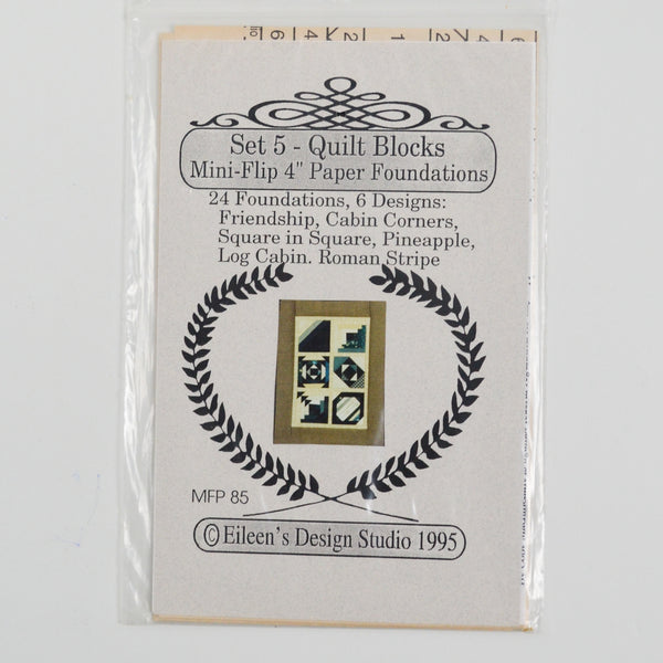 Quilt Blocks Mini-Flip 4" Paper Foundations Quilting Pattern