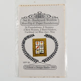 Backyard Wildlife Mini-Flip 4" Paper Foundations Quilting Pattern