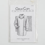 Great Copy Patterns 1005 Funnel Collar Serger Coat Sewing Pattern