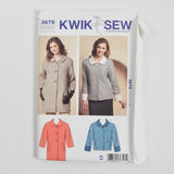 Kwik Sew 3679 Misses' Coats Sewing Pattern - Sizes XS-XL