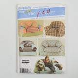 Simplicity 4382 Child Sized Chairs, Loveseats + Pillows Sewing Pattern