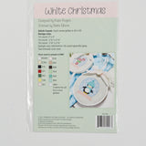Primrose Cottage Stitches White Christmas Cross Stitch Ornament Pattern