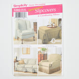 Simplicity 5383 Traditional Slipcovers & Coordinating Pillows Sewing Pattern
