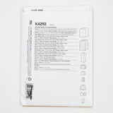 Kwik Sew K4292 Kitchen Appliance Covers Sewing Pattern